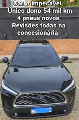 TOYOTA COROLLA CROSS 1.8 VVT-I HYBRID FLEX XRX CVT TOYOTA COROLLA CROSS 1.8 VVT-I HYBRID FLEX XRX CVT
